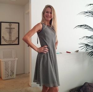 LAUREN Ralph Lauren houndsooth dress